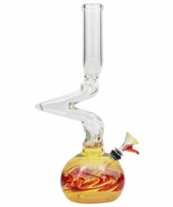 Shop LA Pipes "Switchback" Bubble Base Bong in australian