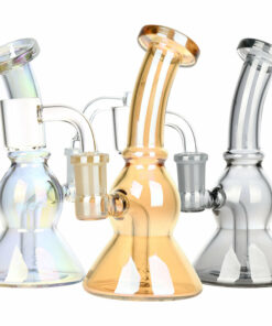 Shop Ease Your Mind Mini Glass Dab Rig - 5.75" / 14mm F / Colors Vary in australian