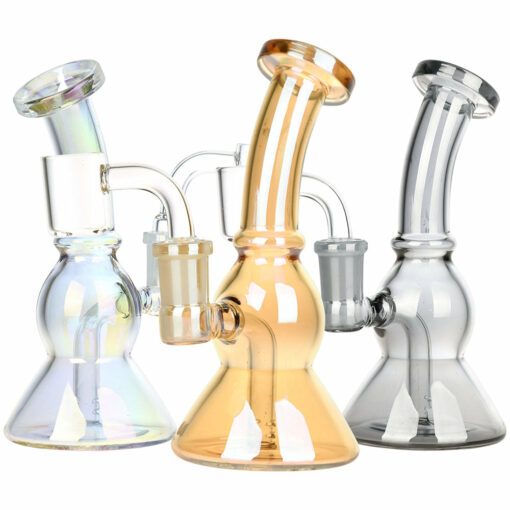 Shop Ease Your Mind Mini Glass Dab Rig - 5.75" / 14mm F / Colors Vary in australian