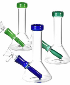 Shop Conical Beaker Mini Water Pipe - 5.25"/14mm F/Colors Vary in australian