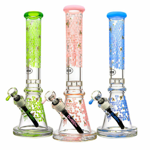 Shop aLeaf The Honeycomb Beaker Water Pipe -16"/14mm F/Colors Vary in australian