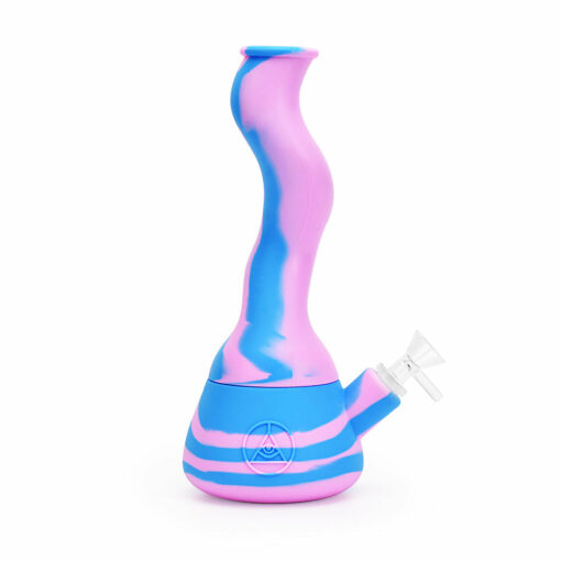 Shop Ritual - 10'' Wavy Silicone Beaker - Cotton Candy in australian