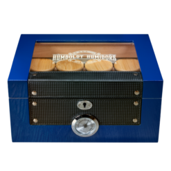 Shop Glass Top Cobalt Blue Humboldt Humidor in australian