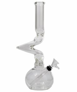 Shop LA Pipes "Jacob's Ladder" Crystal Clear Zong Bong in australian