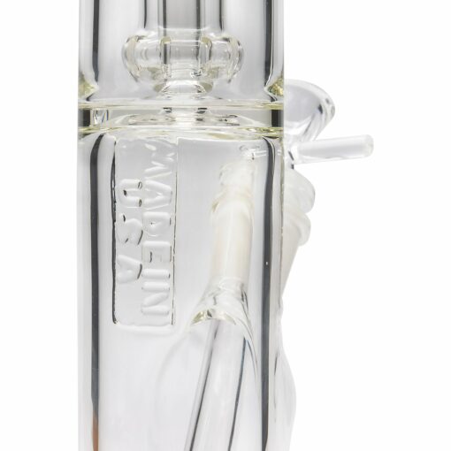 Shop LA Pipes Thick Glass Straight Showerhead Perc Bong in australian