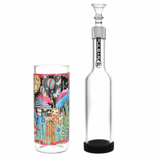 Shop Pulsar Garden of Cosmic Delights Gravity Water Pipe - 11.25" / 19mm F in australian