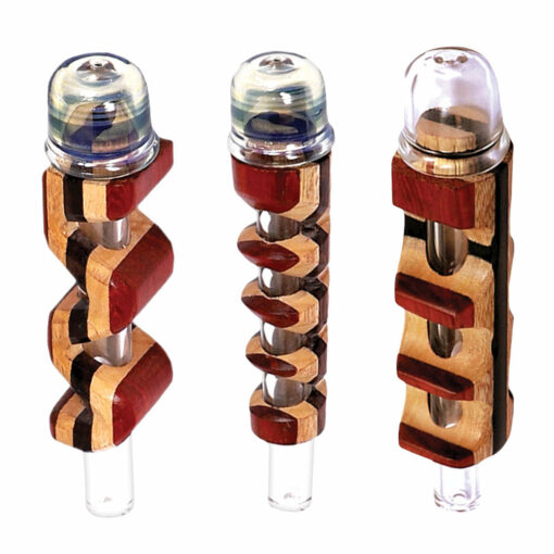 Shop Wood & Glass Threaded Hybrid Pipe | Styles Vary in australian