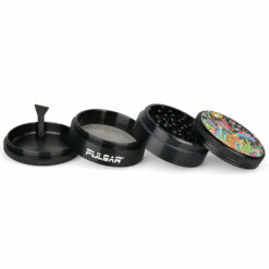 Shop Pulsar Artist Series Metal Grinder - Garden of Cosmic Delights / 4pc / 2.5" in australian