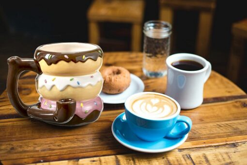 Shop Donut mug - pipe - novelty mug in australian