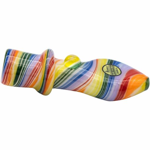 Shop LA Pipes "Rainbow Tornado" Chillum Pipe in australian