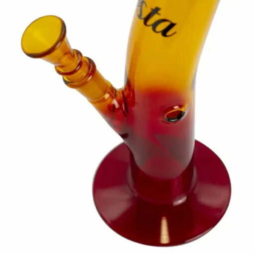 Shop 13.5" Rasta Colored Glass Water Pipe w/ Lion Logo in australian