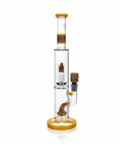 Shop High Society | Cygnus Premium Wig Wag Waterpipe (Canary Yellow) in australian