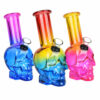 Shop Skull Ombre Glass Mini Water Pipe - 5.75" / Colors Vary in australian