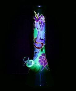 Shop Unicorn Glow Beaker Water Pipe | 13.5