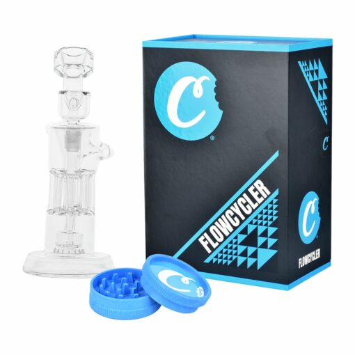 Shop Cookies Flowcycler Glass Water Pipe - 8.5" / 14mm F in australian