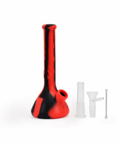 Shop Ritual - 7.5'' Deluxe Silicone Mini Beaker - Red & Black in australian