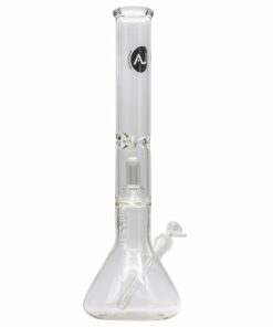 Shop LA Pipes Thick Glass Beaker Showerhead Perc Bong in australian