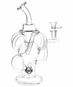 Shop Pulsar Multi-Arm Recycler Water Pipe - 10" / 14mm F / Clear in australian