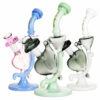 Shop Pulsar Heart Recycler Water Pipe - 8.5" / 14mm F / Blue Pink in australian