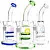 Shop Honeycomb & Vortex Perc Water Pipe - 9" / 14mm F / Colors Vary in australian