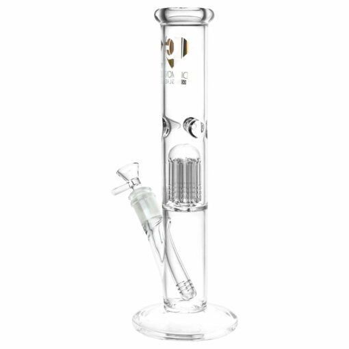 Shop Diamond Glass Gold Pearl 8-Arm Perc Water Pipe - 12" / 14mm F / Colors Vary in australian