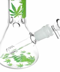 Shop 420 Party Beaker Glass Water Pipe - 10" / 14mm F in australian