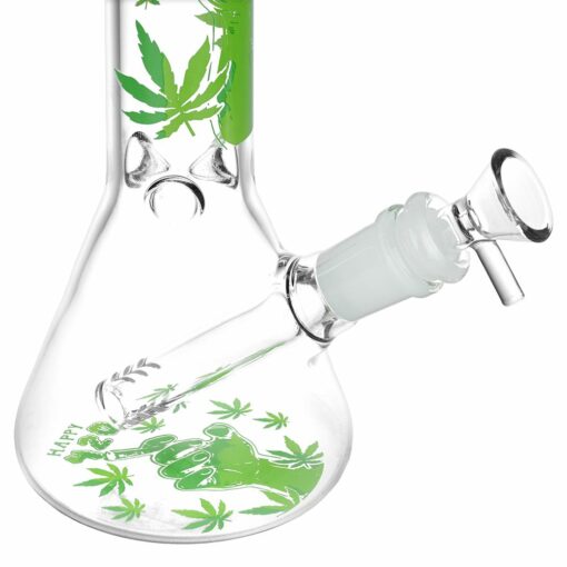 Shop 420 Party Beaker Glass Water Pipe - 10" / 14mm F in australian