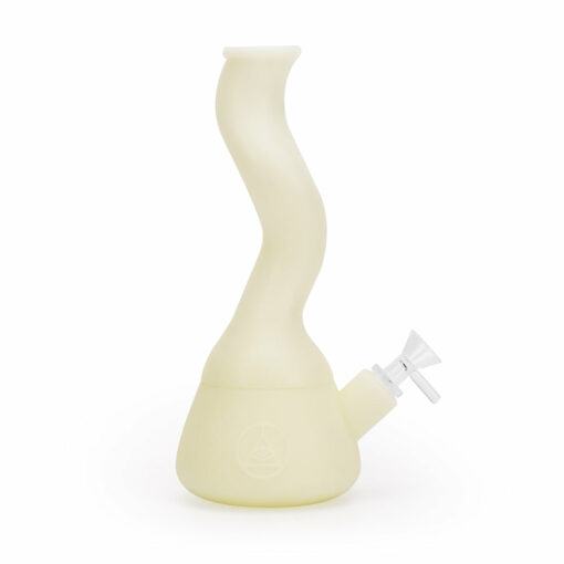 Shop Ritual - 10'' Wavy Silicone Beaker - UV Titanium White in australian