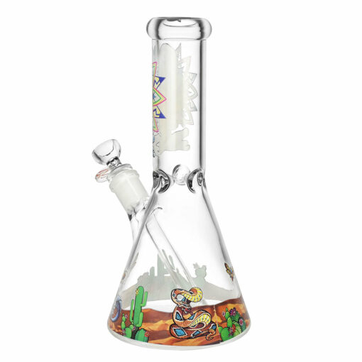 Shop Pulsar Full Wrapped Beaker Water Pipe -10.5"/14mm F/Psychedelic Desert in australian