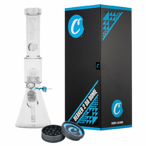 Shop Cookies 2 Da Dome Beaker Glass Water Pipe w/ Perc - 17" / 14mm F in australian