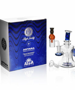 Shop High Society | Astara Premium Wig Wag Concentrate Rig (Blue) in australian