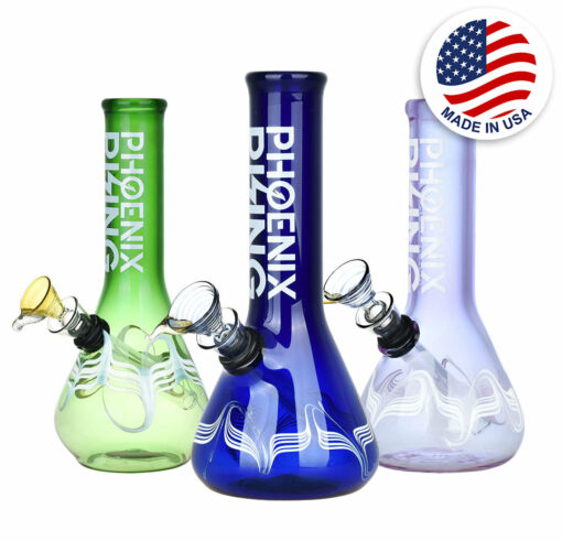 Shop Phoenix Rising Beaker Base Water Pipe - 7"/Colors Vary in australian