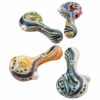 Shop LA Pipes "Dollar Pancake" Dichroic Color-Changing Spoon Glass Pipe in australian