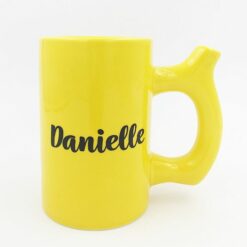 Shop Yellow Roast & toast mug with flames in australian