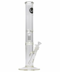 Shop LA Pipes Thick Glass Straight Showerhead Perc Bong in australian