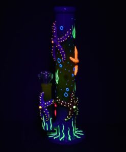 Shop Catch A Rising Starfish Glow In The Dark Tube Water Pipe - 13.75