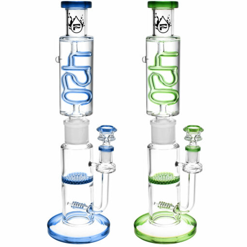 Shop Pulsar 420 Design Glycerin Stacker Water Pipe | 13.75" | 14mm F in australian