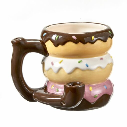 Shop Donut mug - pipe - novelty mug in australian