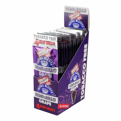 Shop 15PC DISP - Royal Blunts Hemparillo Hemp Wraps in australian