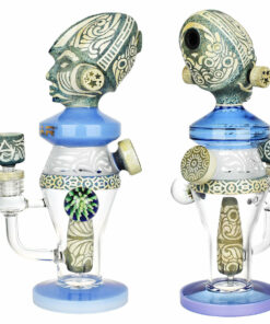 Shop Pulsar Hieroglyph Series High Priestess Water Pipe - 11"/14mm F/Colors Vary in australian