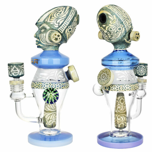 Shop Pulsar Hieroglyph Series High Priestess Water Pipe - 11"/14mm F/Colors Vary in australian