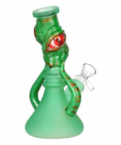 Shop Bleary Eyed Beastie 3D Painted Beaker Water Pipe - 7.5" / Styles Vary in australian