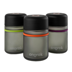 Shop Ongrok Child Resistant Glass Storage Jar, 3 pack x 180ml each in australian