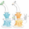 Shop Whirlpool Spiral Glass Water Pipe - 8"/14mm F/Colors Vary in australian