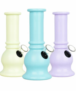 Shop Bell Opaque Glass Mini Water Pipe - 5.75" / Colors Vary in australian