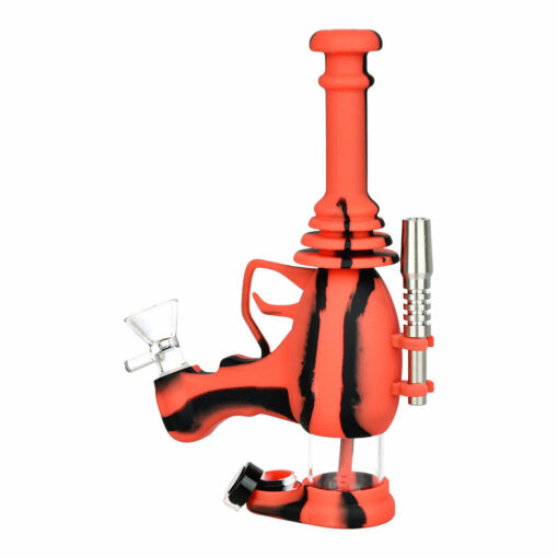 Shop Laser Gun Silicone Water Pipe - 8.5" / Colors VaryLaser Gun Silicone Water Pipe - 8.5" / Colors Vary in australian