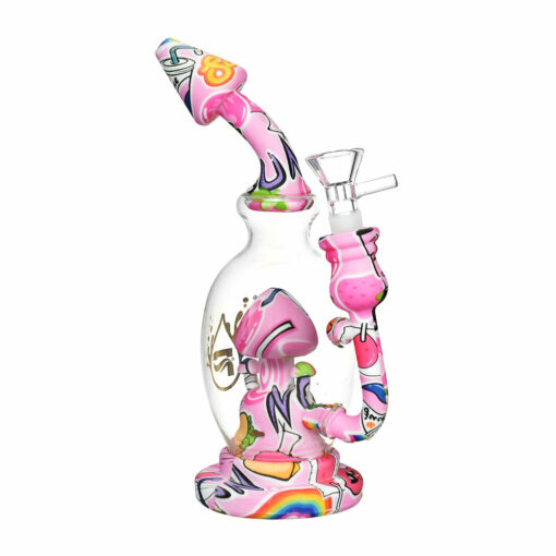 Shop Pulsar Shroom Celebration Water Pipe | 8" | 14mm F in australian