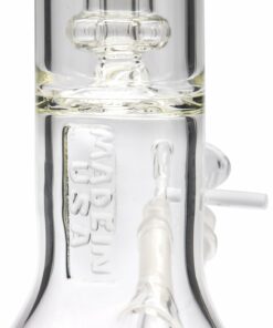 Shop LA Pipes Thick Glass Beaker Showerhead Perc Bong in australian