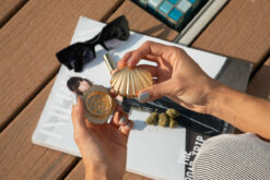 Shop Stay Golden Seashell Weed Grinder in australian