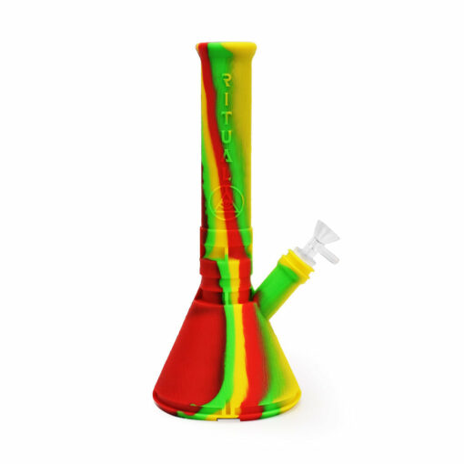 Shop Ritual - 12'' Deluxe Silicone Modular Beaker - Rasta in australian